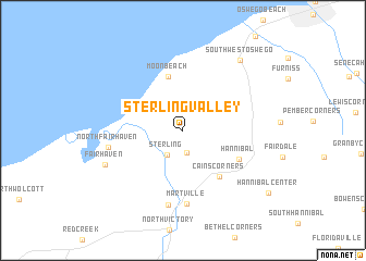 map of Sterling Valley