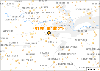 map of Sterlingworth