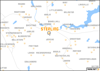 map of Sterling