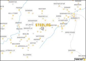 map of Sterling