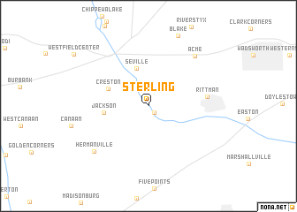 map of Sterling