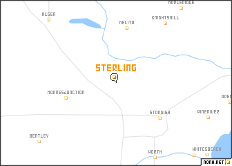 map of Sterling