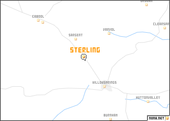 map of Sterling