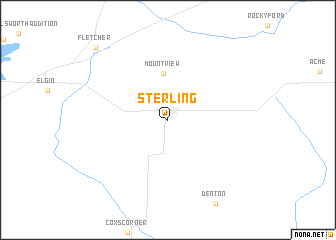 map of Sterling