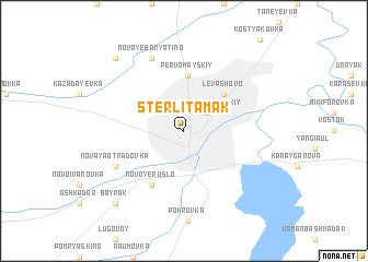 map of Sterlitamak