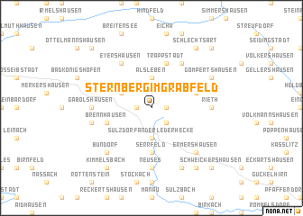 map of Sternberg im Grabfeld