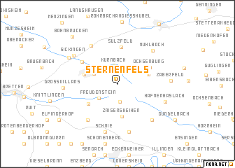 map of Sternenfels