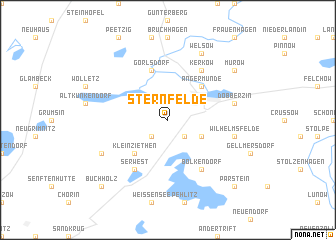 map of Sternfelde