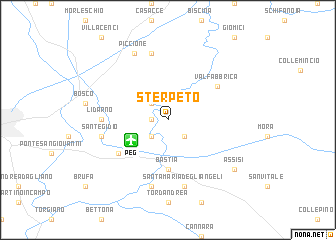 map of Sterpeto