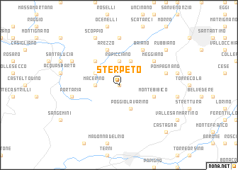 map of Sterpeto
