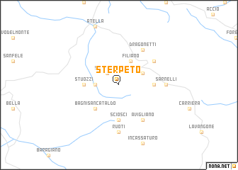 map of Sterpeto