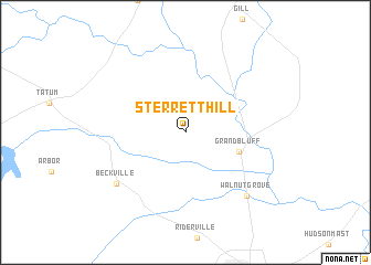 map of Sterrett Hill