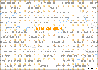 map of Sterzenbach