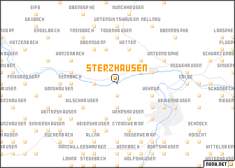 map of Sterzhausen