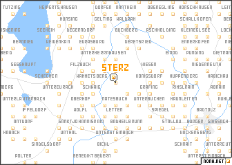 map of Sterz