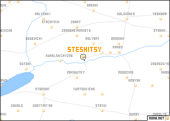 map of Steshitsy