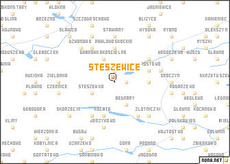 map of Stęszewice