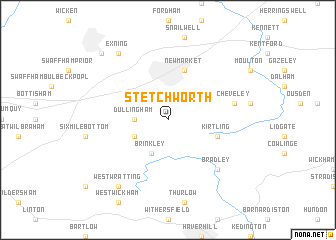 map of Stetchworth