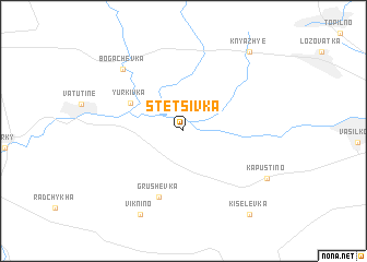 map of Stetsivka