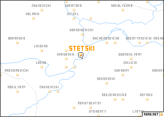 map of Stetski