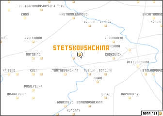 map of Stetskovshchina