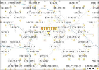 map of Stetten