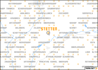 map of Stetten
