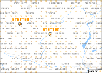 map of Stetten