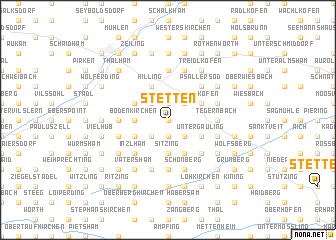 map of Stetten