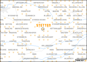 map of Stetten