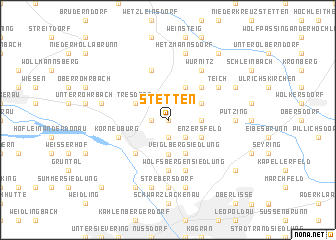 map of Stetten