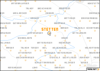 map of Stetten