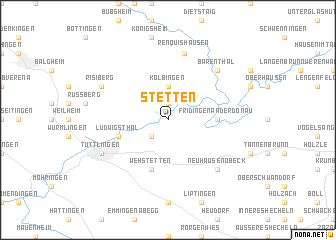 map of Stetten