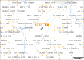 map of Stetten