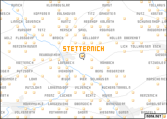 map of Stetternich