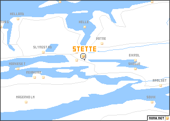 map of Stette