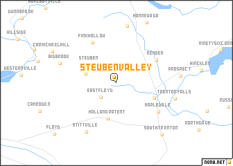 map of Steuben Valley