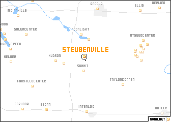 map of Steubenville