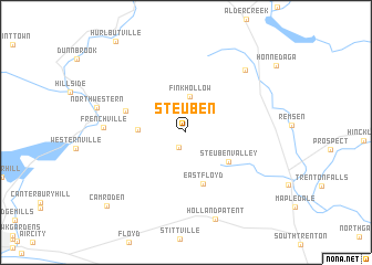 map of Steuben