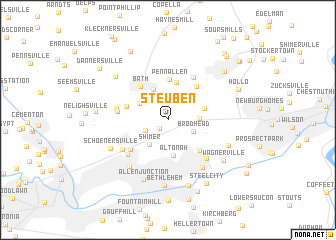 map of Steuben