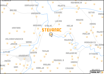 map of Stevanac