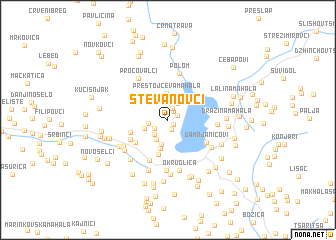 map of Stevanovci