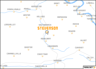 map of Stevenson