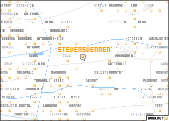 map of Stevensvennen