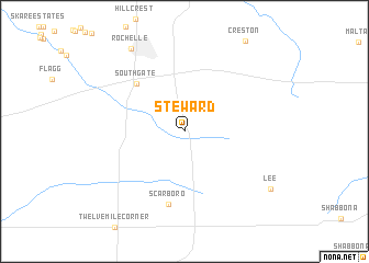 map of Steward
