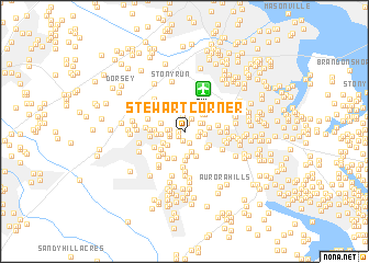 map of Stewart Corner