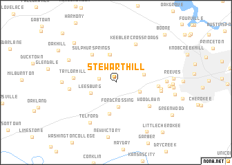 map of Stewart Hill