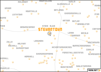 map of Stewartown