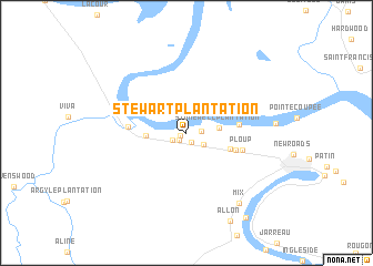 map of Stewart Plantation