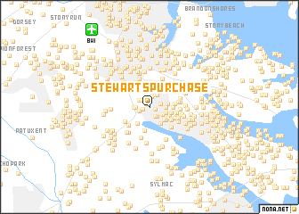 map of Stewarts Purchase